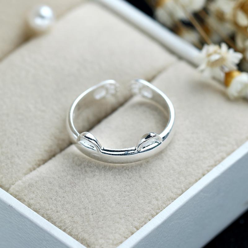 925 Silver Cat Ring