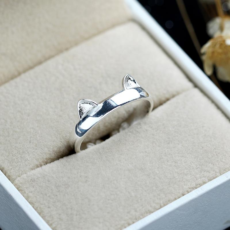 925 Silver Cat Ring