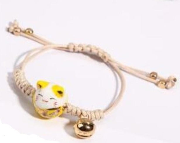 Handmade Cute Cat Lucky Bell Rope