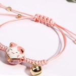 Handmade Cute Cat Lucky Bell Rope